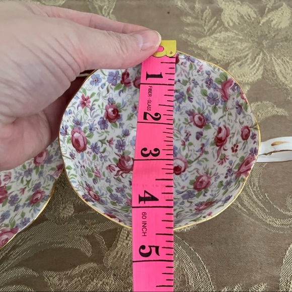 Royal Standard Chintz Floral Wide Mouth Teacup & Saucer - Picture 13 of 13